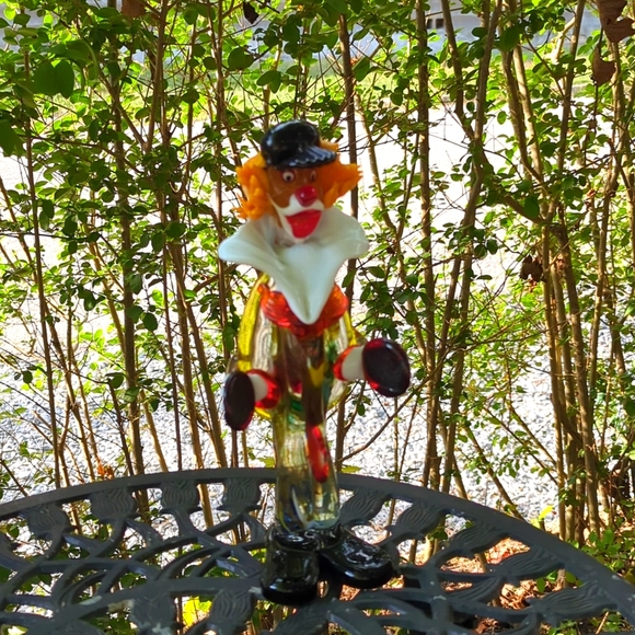 Rare HTF Vintage 💎 Murano, Italy 🤡 hand-blown VENETIAN GLASS CLOWN 🤡 pristine - Picture 3 of 13